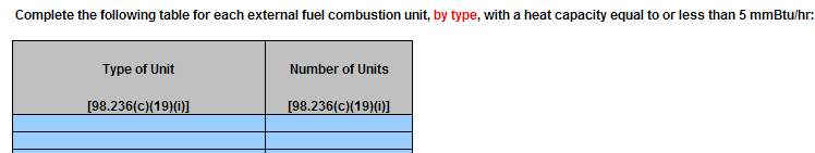 Image "For each external fuel combustion unit, by type, with a heat capacity equal to or less than 5 mmBtu/hr"