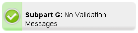 No Validation Message Link