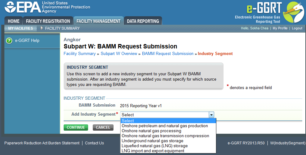 Image showing on how to anew BAMM Request Submission (2)