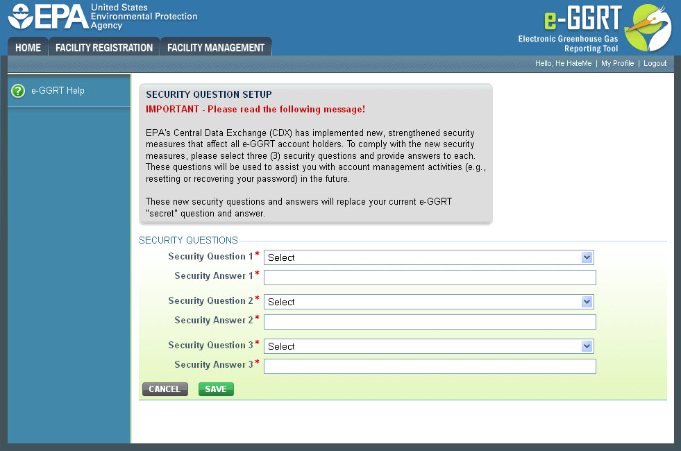 Security Questions image
