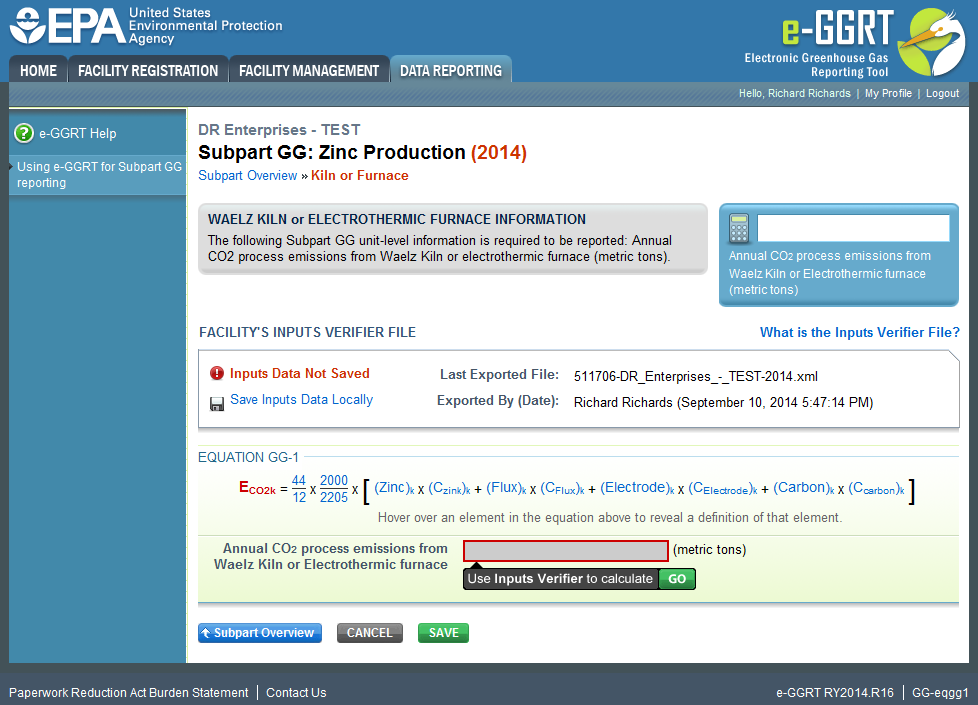 Equation GG-1
