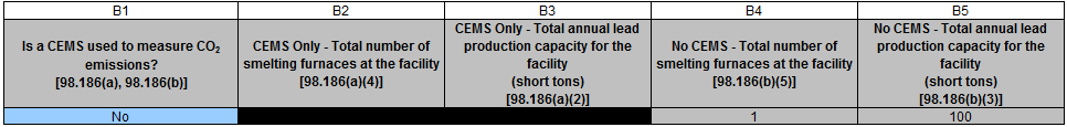 Subpart R: Facilities without CEMS