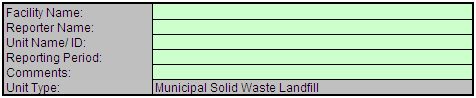 HH-1 Calculation Spreadsheet Data Entry into the Green Cells