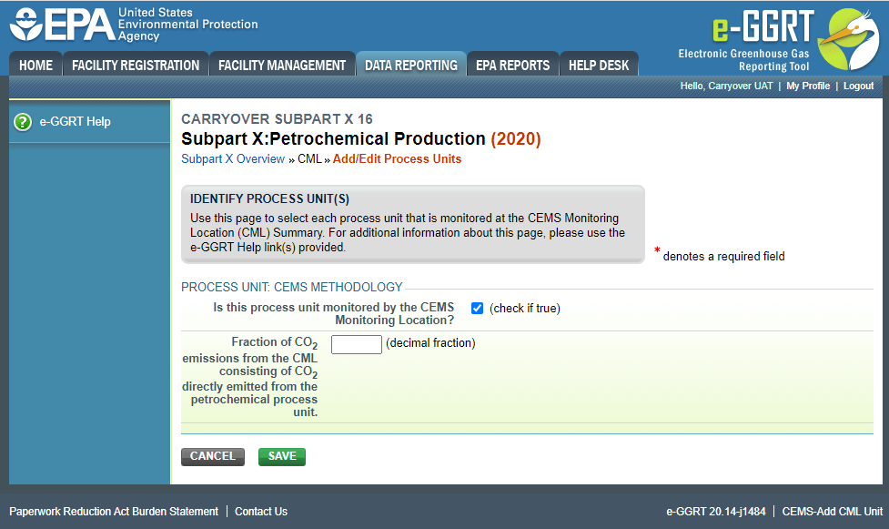 Subpart X: Step 3 - Monitored by CML