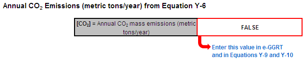 Y-6 Calculation Spreadsheet Result to use in e-GGRT