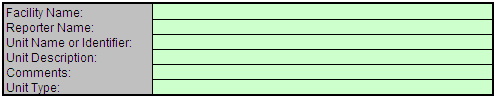 Y-8 and Y-9 Calculation Spreadsheet Data Entry into the Green Cells