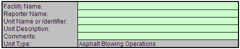 Y-16a, Y-16b, and Y-17 Calculation Spreadsheet Data Entry into the Green Cells