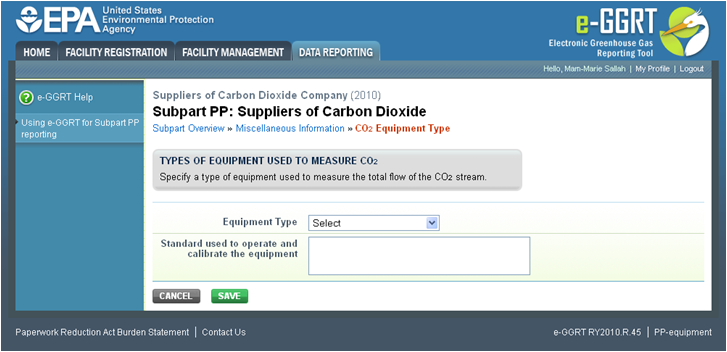 Image of Subpart PP: Suppliers of Carbon Dioxide, showing equipment type. 