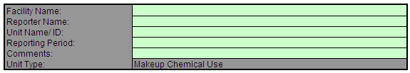 AA-3 Calculation Spreadsheet Data Entry into the Green Cells