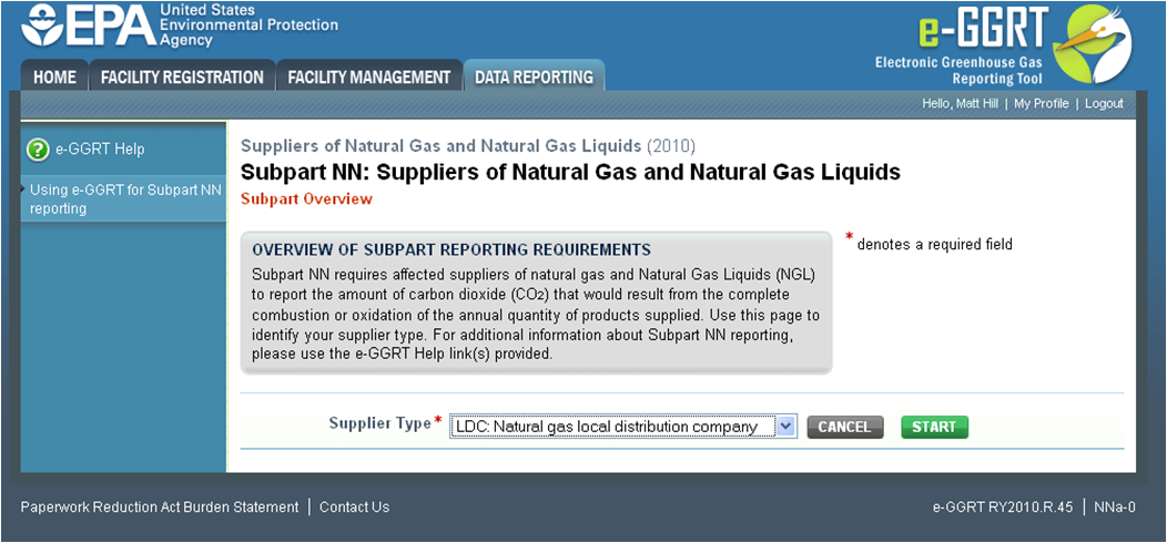 Image of Subpart NN: Suppliers of Natural Gas and Natural Gas Liquids page.