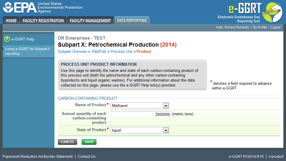 Subpart X: Step 4 - Product