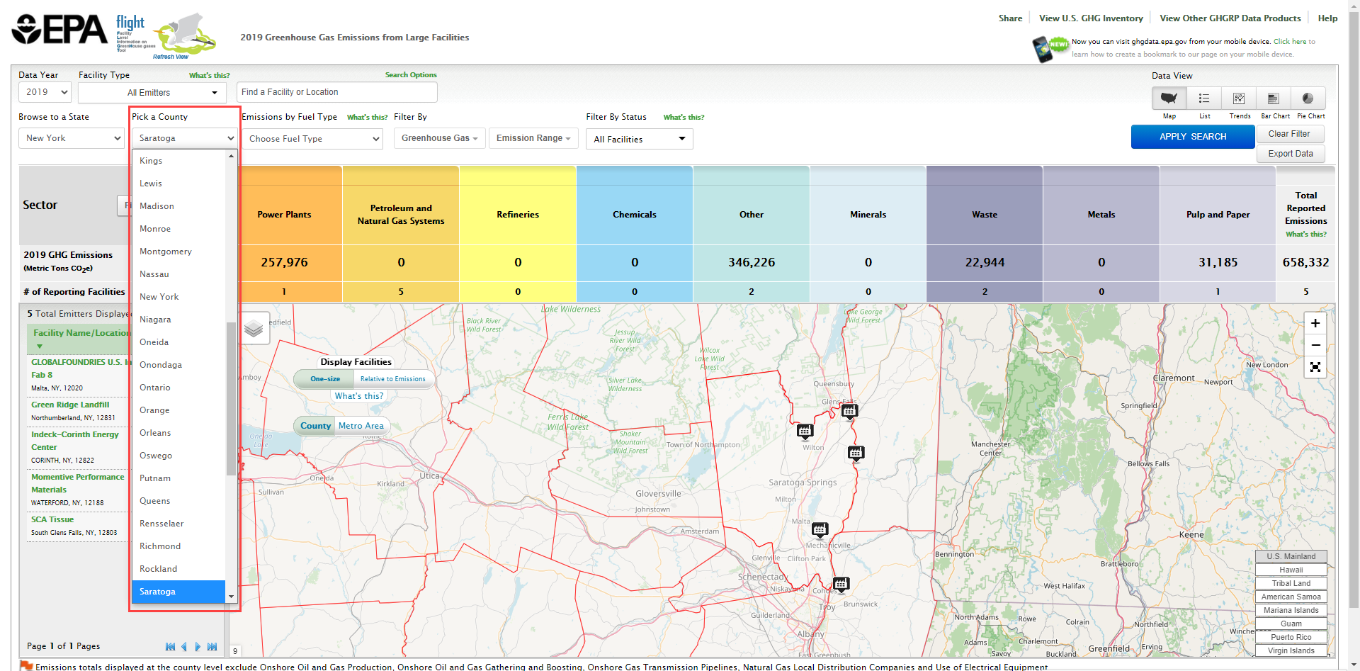 Select a County