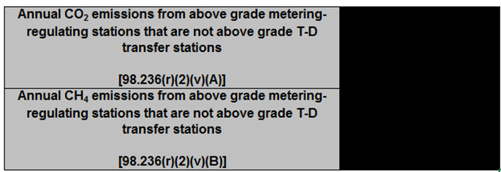 image of additional required fields for Table R.3 Equipment leaks calculated using population counts and factors 